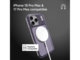 Калъфи ZAGG Luxe Snap For iPhone 18 Pro Max/17 Pro Max, PurpleTinted