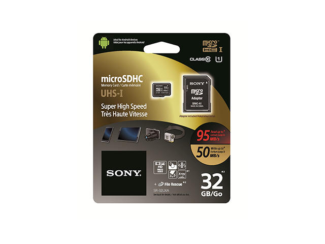 Карти памет 32GB microSD карта Sony Class 10