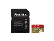 Карти памет 32GB microSD SanDisk Extreme Class 10, с адаптер
