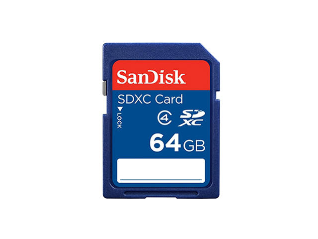 Карти памет 64GB SDHC карта SanDisk Class 4