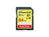 Карти памет 64GB SDHC SanDisk Extreme Plus Class 10
