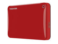 Външни HDD Toshiba Canvio Connect II 1TB, червен