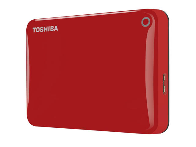 Външни HDD Toshiba Canvio Connect II 1TB, червен