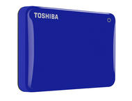 Външни HDD 1TB Toshiba Canvio Connect II, син