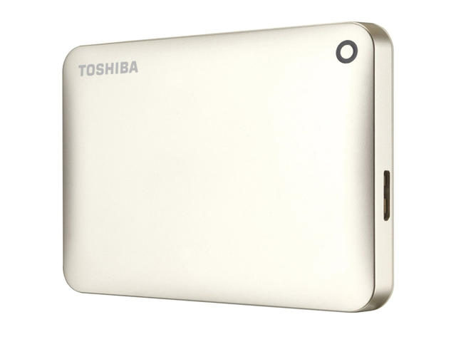 Външни HDD 1TB Toshiba Canvio Connect II, златист