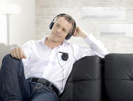 Слушалки Sennheiser HD 201, черно-сребристи