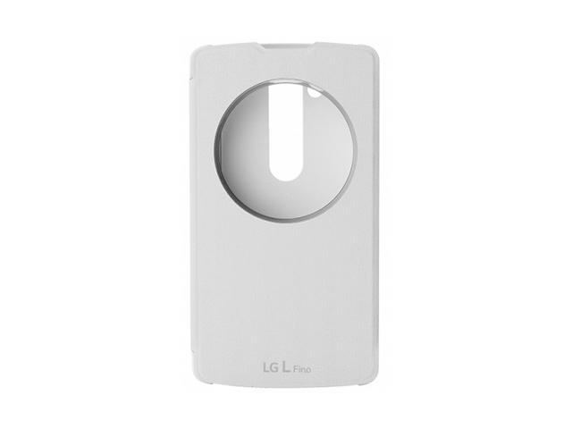 Калъфи LG QuickCircle Case за LG Fino, в бяло