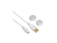 Кабели и Адаптери Hama "Super Soft" Controller кабел за зареждане за Playstation 4 бял, 3 метра