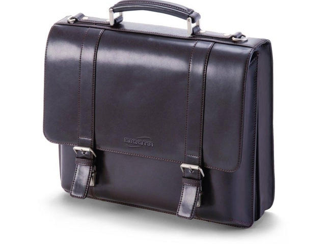 Чанти за Лаптопи Чанта Dicota Business Leather BROWN за до15.4-инчови лаптопи