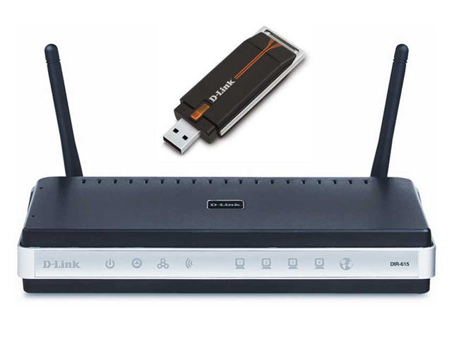 Мрежово оборудване D-Link Wireless N Home Router Kit 