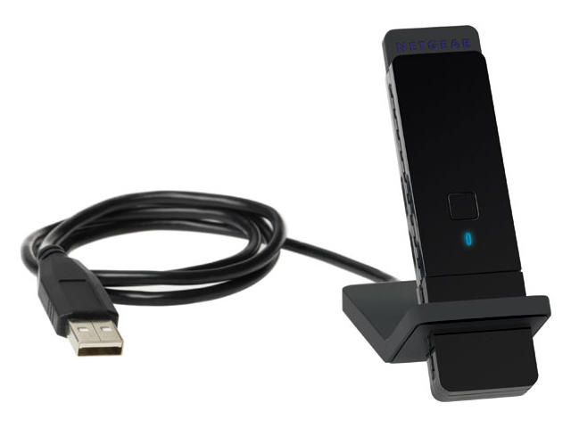 Мрежово оборудване Netgear N300 WiFi USB адаптер WNA3100-100PES