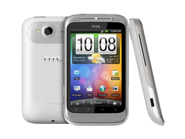 Смартфони HTC Wildfire S 512MB, бял цвят