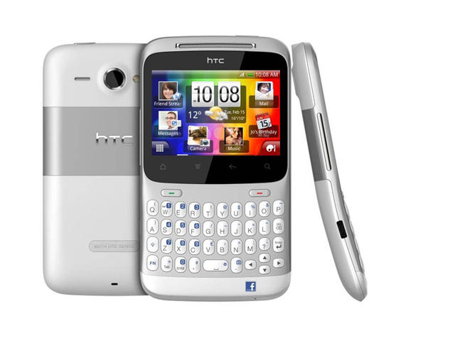 Смартфони HTC ChaCha 512МВ, сребрист цвят