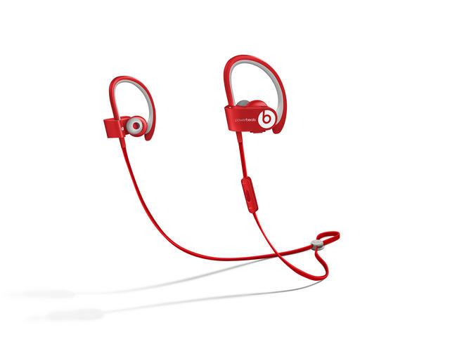 Слушалки Beats Powerbeats2, в червено