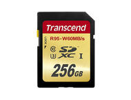 Карти памет 256GB SDXC карта Transcend Class 10