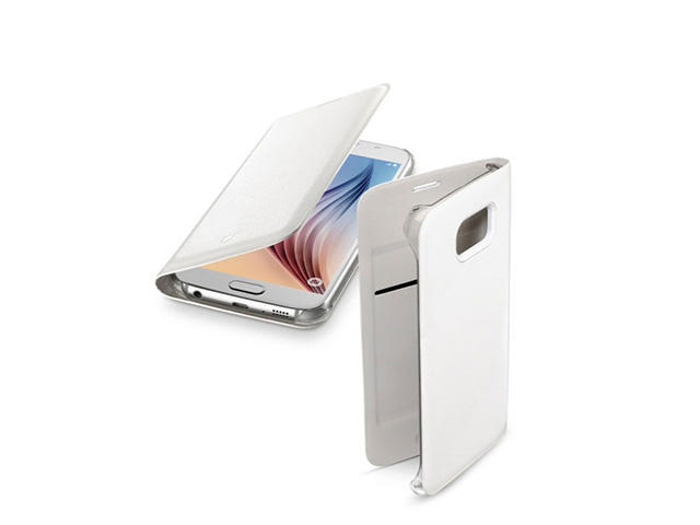 Калъфи Cellular line Backbook за Samsung Galaxy S6, бял