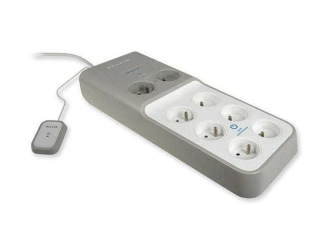 Разклонители Belkin защитен разклонител 8 гнезда