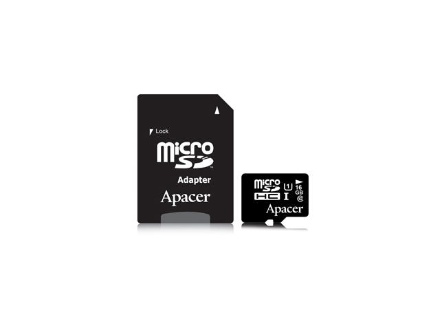 Карти памет 16GB microSDHC карта Apacer Class 10
