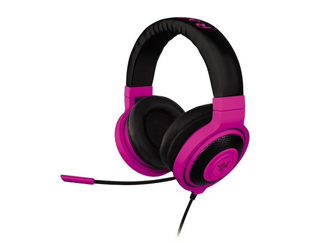 Слушалки Razer Kraken Pro Neon, в черно-лилаво