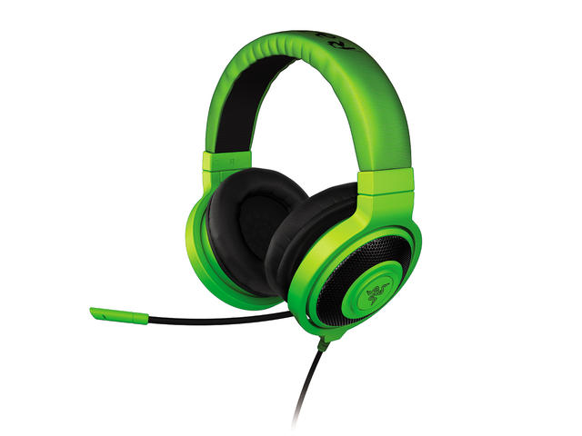 Слушалки Razer Kraken Pro, в зелено-черно
