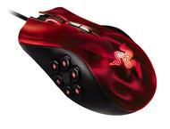 Мишки Razer Naga Hex, в червено