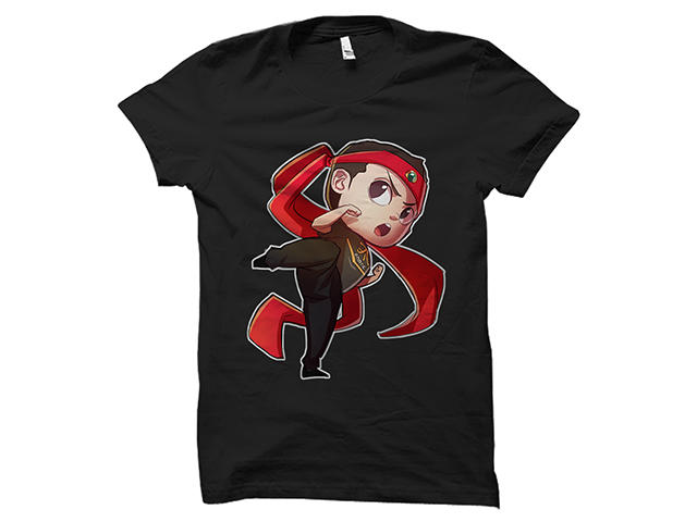 Облекло и аксесоари Fnatic Soaz cartoon black T-shirt, размер М