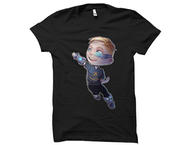 Облекло и аксесоари Fnatic Rekkles cartoon black T-shirt