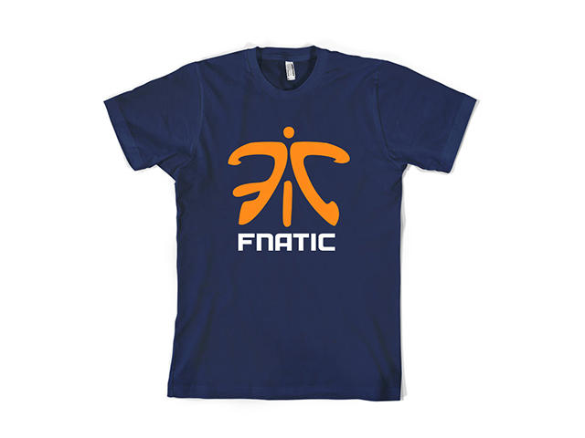 Облекло и аксесоари Fnatic Classic Navy T-Shirt