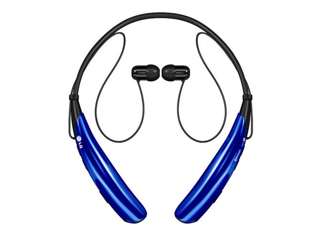 Слушалки LG Tone Pro, в черно-синьо