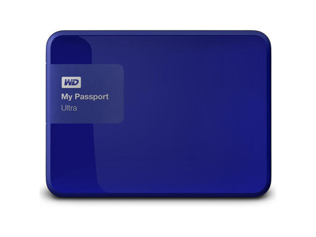 Външни HDD 3TB WD My Passpоrt Ultra USB 3.0, в синьо 
