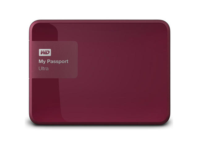 Външни HDD 3TB  WD My Passpоrt Ultra USB 3.0, в червено