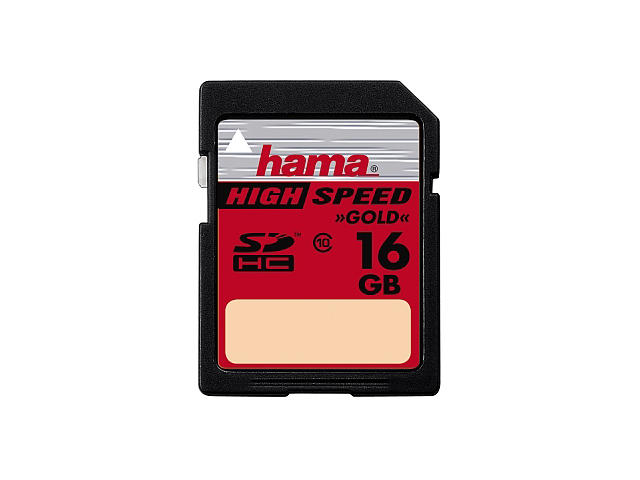 Карти памет 16GB SDHC карта Hama Class 10 Gold