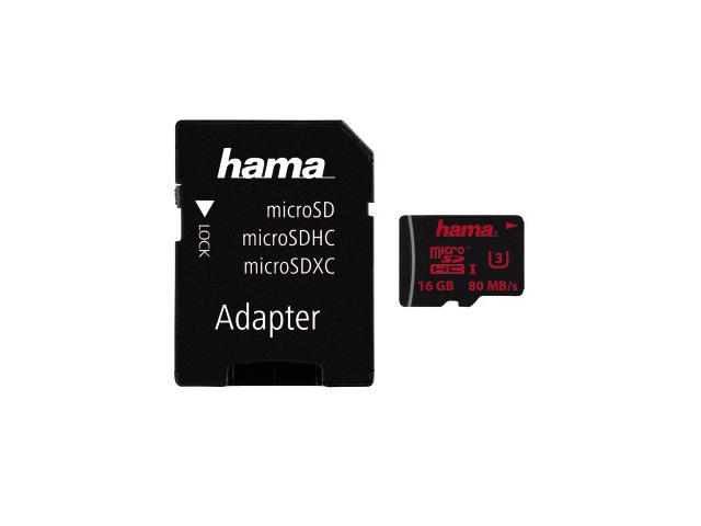 Карти памет 16GB microSDHC карта Hama Class 10 UHS-I