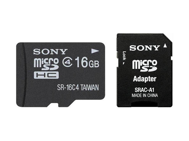 Карти памет 16GB microSD карта Sony Class 4