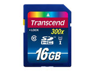 Карти памет 16GB SDHC Transcend UHS-I Premium Class 10