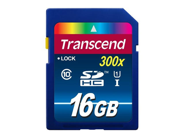 Карти памет 16GB SDHC Transcend UHS-I Premium Class 10