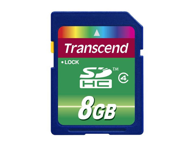 Карти памет 8GB SDHC Transcend Class 4