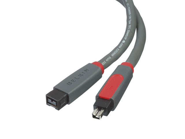 Кабели и Адаптери Belkin UltraThin FireWire 800/400 кабел: 9/4 пина: 4.2м