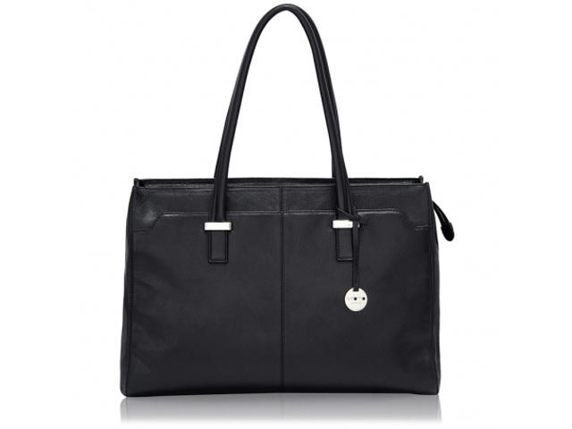 Чанти за Лаптопи Кожена чанта Knomo Rosa