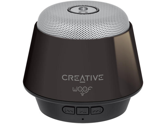 Колони Creative WOOF, в цвят графит