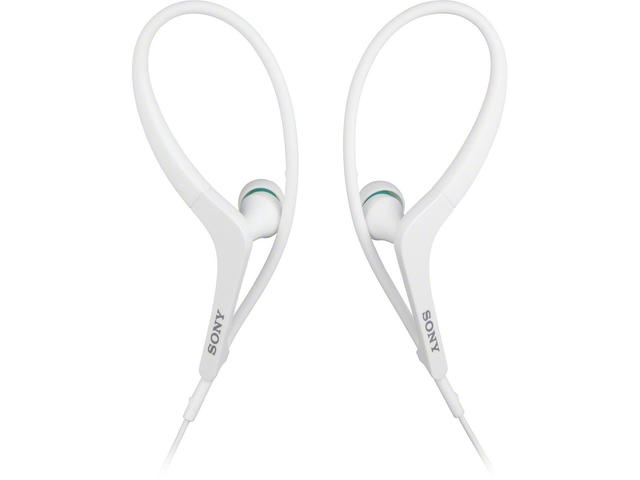 Слушалки Sony MDR-AS400EX, в бяло