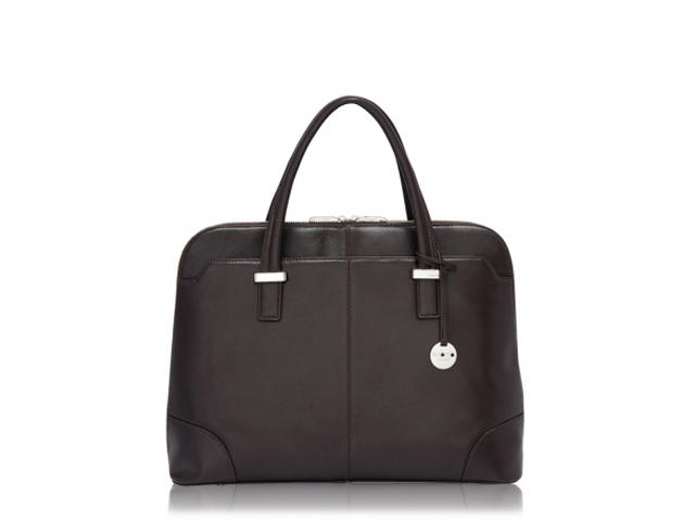 Чанти за Лаптопи Кожена чанта Knomo Rubi кафява