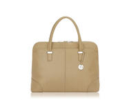 Чанти за Лаптопи Кожена чанта Knomo Rubi слонова кост