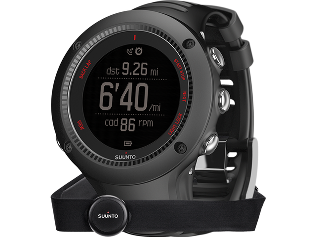 Смарт часовници Suunto Ambit3 Run Black + пулсомер
