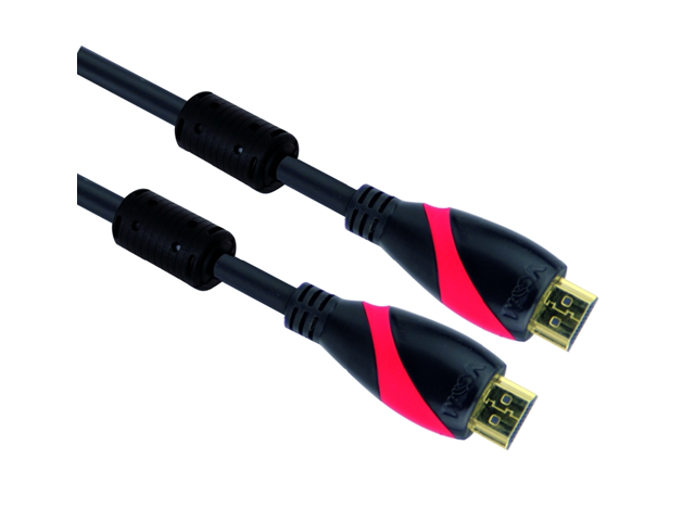 Кабели и Адаптери VCom Кабел HDMI M / M Ultra HD 4k2k Gold +2 Ferrite v1.4 ethernet 3D - CG525D-10 метра