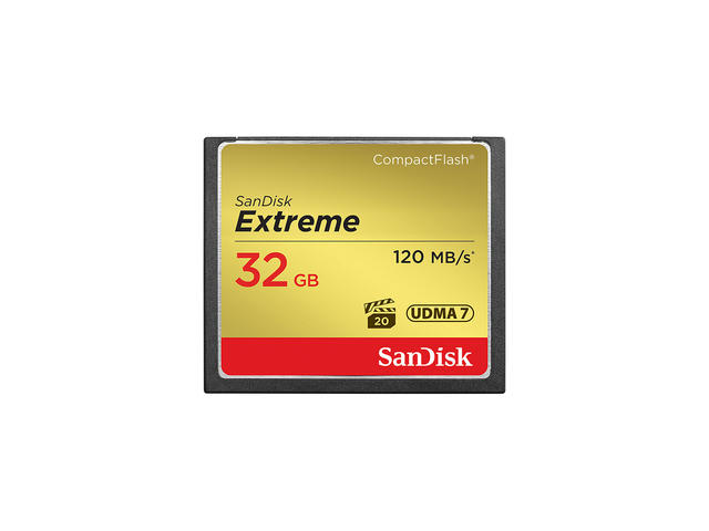 Карти памет 32GB CompactFlash SanDisk Extreme UDMA7 Class 4
