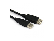 Кабели и Адаптери VCom кабел USB 2.0 AM / AF черен - CU202-B-3 метра