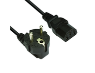 Кабели и Адаптери VCom захранващ кабел power cord computer schuko 220V - CE021-1.8 метра