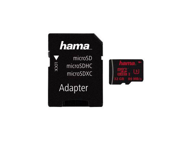 Карти памет 32GB microSDHC Hama Class 3 UHS-I