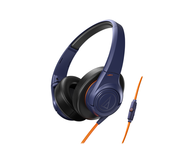 Слушалки Audio-Technica ATH-AX3iSNV SonicFuel, Navy Blue